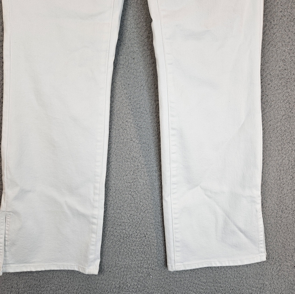 NYDJ Barbara Bootcut White Denim Jeans Sz 4 Lift & Tuck Technology Stretch - Picture 4 of 15
